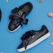 限尺码，PUMA 彪马 Basket Heart Oceanaire 蝴蝶结板鞋 Prime会员免费直邮