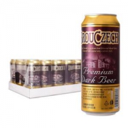 Brouczech 布鲁杰克 黑啤酒 500ml*24听