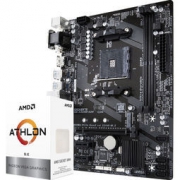 GIGABYTE 技嘉 A320M-S2H 主板 + AMD 速龙200GE 处理器 套装 690元包邮