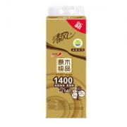 清风 原木纯品金装系列 卷纸 4层140g10卷 *5件