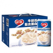 银鹭 花生牛奶口味 复合蛋白质饮料 370g*12罐 整箱 36.9元