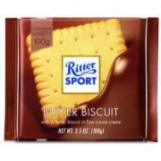 Ritter SPORT 瑞特斯波德 饼干夹心牛奶巧克力100g *10件