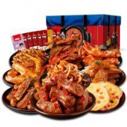 PLUS会员：绝艺 卤味肉类组合零食礼包 810g