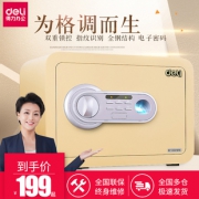 deli 得力 16654 家用小型保险柜 20CM