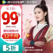 腾讯视频 VIP会员十二个月