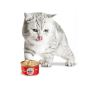 万物一口 宠物猫罐头 混合口味 80g*6罐 *4件  24.9元包邮