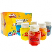 美国孩之宝旗下品牌 Play-Doh 培乐多 6色可水洗手指画颜料