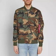 Alpha Industries 阿尔法 MA-1 男士飞行员夹克