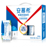 伊利安慕希希腊风味常温酸奶原味205g*16盒  214.6元包邮