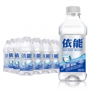 依能 0糖0脂0卡0汽 加锌弱碱性苏打水 350ml*24瓶装整箱