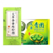 知味观 艾草青团 蛋黄肉松豆沙组合 2盒 580g 19.9元包邮（需用券）