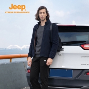JEEP J832094226 男款抓绒衣外套 *2件 338元（合169元/件）