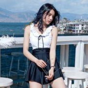 昊之浪 女士裙式连体泳衣套装 多款