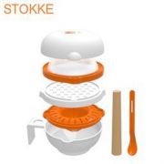 移动端：STOKKE 新生儿童宝宝辅食研磨器 七件套 29元