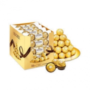 苏宁SUPER会员： Ferrero Rocher 费列罗 巧克力 榛果威化巧克力礼盒 48粒600g *2件 +凑单品 166.63元包邮（双重优惠，合83.32元/件）