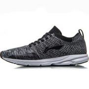 李宁 LI-NING ARBN031-3 跑步系列男子轻质跑鞋 标准黑/标准白 42码 178元