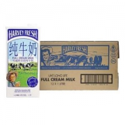 HARVEY FRESH 哈威鲜 全脂纯牛奶1L*12盒 *2件