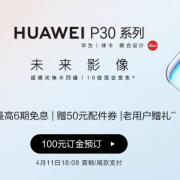 华为（HUAWEI） P30 /P30 Pro发布 默秒全，官网开启预订，4月11日尾款，7天发货