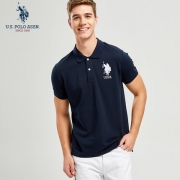 美国马球协会（U.S.POLO ASSN.）   男 经典美式 纯棉Polo衫 限前500件半价后