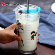 土耳其进口 刻度无铅钢化玻璃杯大容量 570ml
