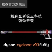 国行保修，Dyson 戴森 V10 Fluffy家用手持无绳吸尘器
