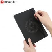 网易云音乐 黑色镂空笔记本 A5/224页