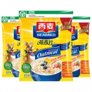 西麦燕麦片 1480g*3袋 无蔗糖更健康