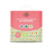 英国小树苗 婴儿环保纸尿裤 XL24片 *4件 159.6元包邮（需用券，合39.9元/件）