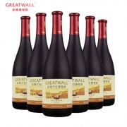 中粮 长城干红葡萄酒 750ml*6支装 橡木桶解百纳