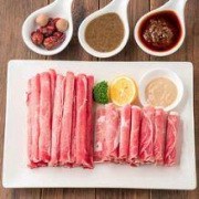 大牧汗 牛羊肉火锅套餐 180羔羊肉片220g+精制肥牛片220g+大骨辣汤140g