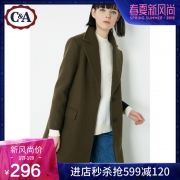 C＆A CA200184752 女士纯羊毛大衣 286元