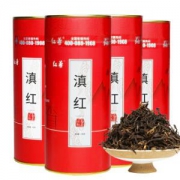 红尊 滇红茶 云南工夫红茶叶礼盒 100g*4罐 *2件