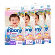 moony 尤妮佳 婴儿纸尿裤 L 54片 4包装