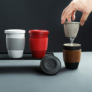 kavar 米良品 创意茶水分离陶瓷杯  79元包邮
