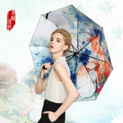 羚羊早安原创插画晴雨三折太阳伞