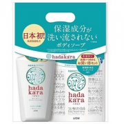 镇店之宝，狮王 hadakara 保湿沐浴露 500ml+360ml替换装 Prime会员凑单免费直邮含税