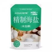 JUZISHU 桔子树 无碘精制海盐 400g   *3件