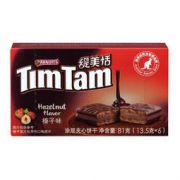 Timtam 缇美恬 榛子味涂层夹心饼干81g（13.5g*6片）*16件 106.4元包邮（立减，合6.65元/件）
