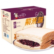 夹心奶酪紫米面包550g
