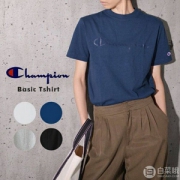 M码，日版 Champion 冠军牌 C3-M350 男士纯棉短袖T恤 Prime会员凑单免费直邮含税
