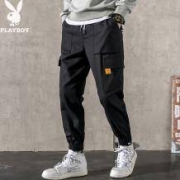 PLAYBOY/花花公子 男士哈伦工装裤