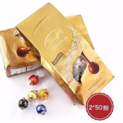Lindt 瑞士莲 软心巧克力球 5种口味50粒分享装 600g