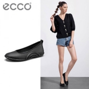 限36码，19春款 ECCO 爱步 Vibration 活力1.0 女士轻便牛皮浅口单鞋 国内￥1149 Prime会员免费直邮含税