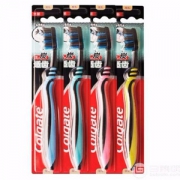 Colgate 高露洁 适齿炭牙刷 12支家庭装 送牙膏40g*2+收纳盒