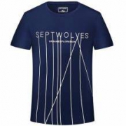 SEPTWOLVES 七匹狼 1H1830602567 男款运动圆领短袖T恤
