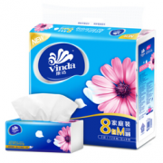 Vinda 维达 超韧系列 抽纸 3层120抽*8包 中号 *6件  99.4元包邮