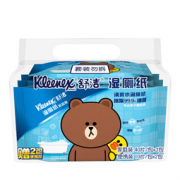 Kleenex 舒洁 湿厕纸 140片*2件+舒洁 北欧抽纸 3层1  119.8元
