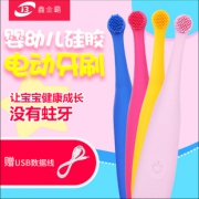 鑫金霸 硅胶声波智能充电式电动牙刷 券后￥19