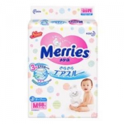 Merries 妙而舒 婴儿纸尿裤 M68片 *4件