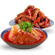 廖记棒棒鸡 香辣牛肚+夫妻肺片 740g锁鲜装